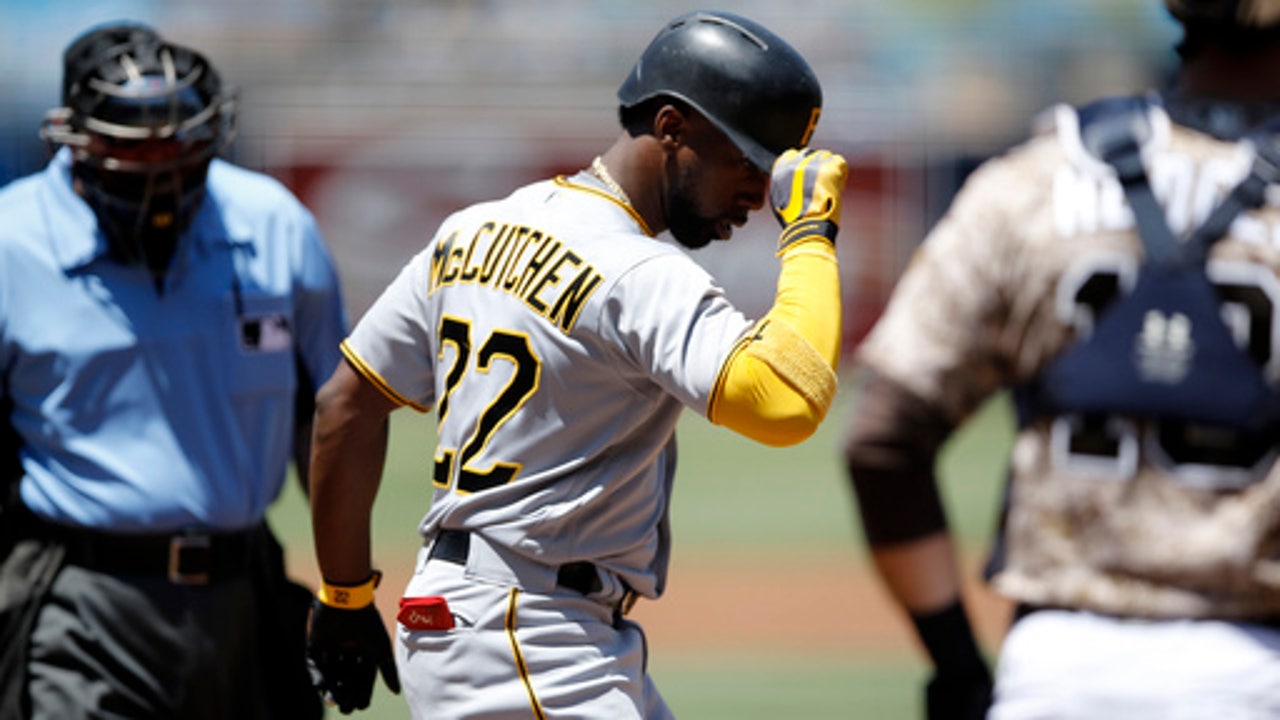 McCutchen's 3 homers carry Cole, Bucs to 7-1 win vs Padres (Jul 30, 2017)